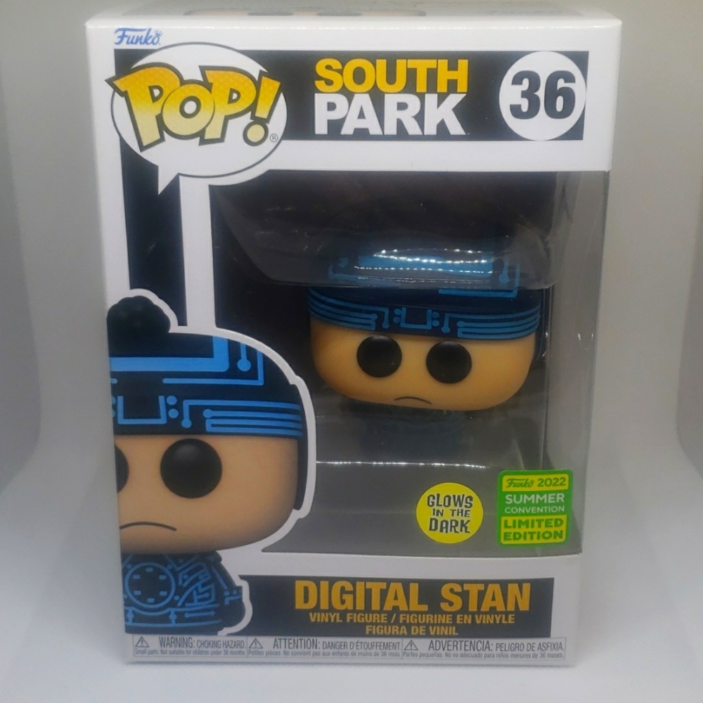 Funko Pop 36 South Park Digital Stan Glow in The Dark Limited Edition New